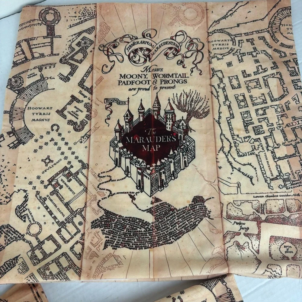 Harry Pottery’s Marauder’s Map accent pillow covers-pair(2)